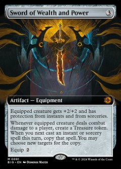 Sword of Wealth and Power Outlaws of Thunder Junction- The Big Score Bordless